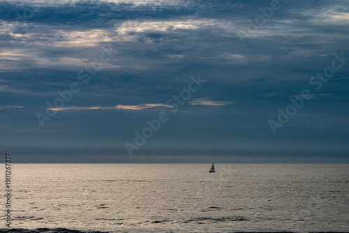 Dramatic sky with clouds