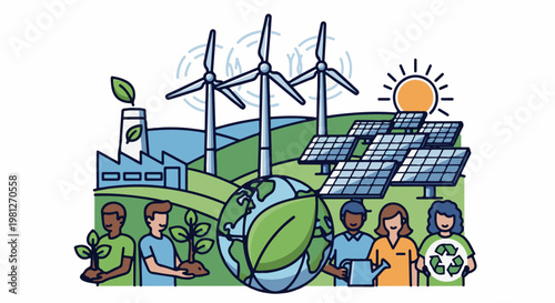 Diverse group cultivates sustainability with renewable energy sources