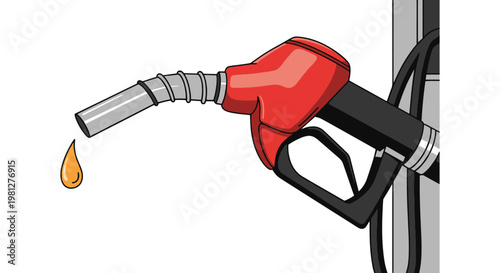 Car Refueling Line art vector abstract color shapes illustration