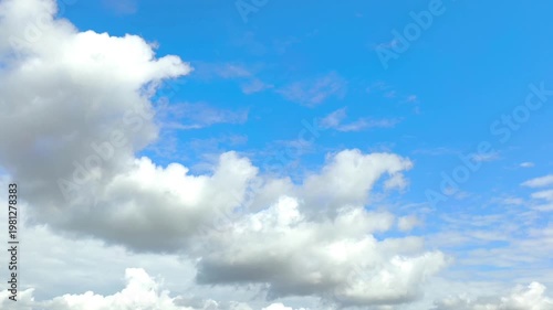 Grey and briliant clouds in the sky