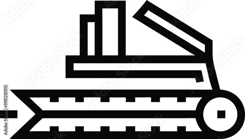 Industrial conveyor system or agricultural harvester machine with functional moving tracks