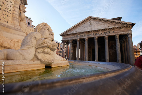 The Pantheon in Rome, Italy