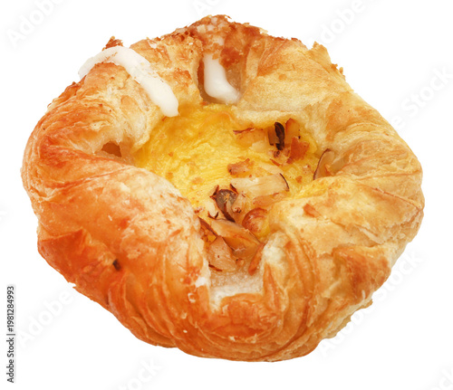 Danish pastry with sweet apple filling