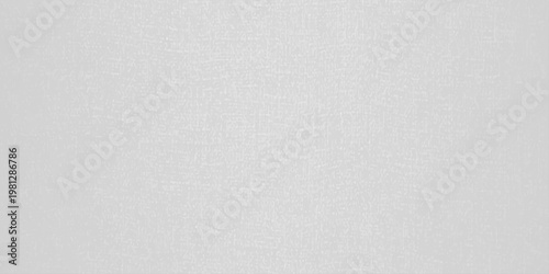 Seamless white paper and canvas texture background with a light gray rough pattern on a blank vintage fabric surface material