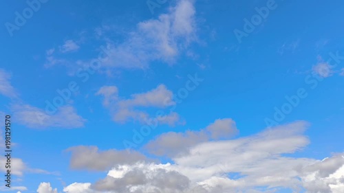 Grey clouds expanding in the sky