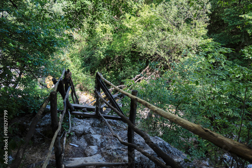 Summer view of Erma River Gorge near town of Tran, Bulgaria