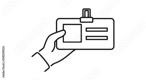 Front Desk Line art vector minimal abstract color shapes