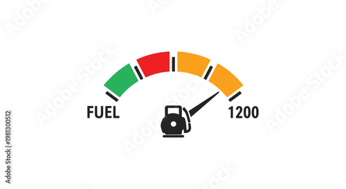 Fuel Management Line art minimal abstract vector