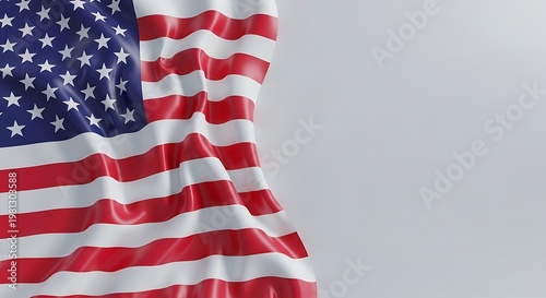 American Flag Day on a blue background