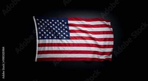 American Flag Day on a blue background