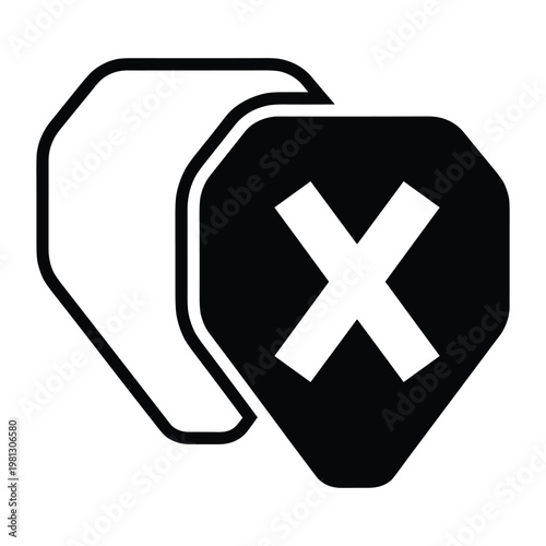 Delete remove reject cancel button vector illustration icon