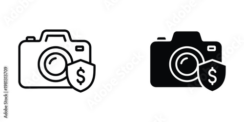 Comparison of camera types with price tags indicating cost differences