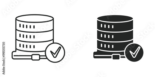 Two hard drives with successful backup or verification indicators