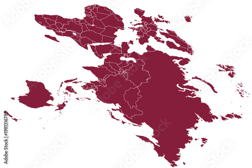 Executive Burgundy World Territorial Overview