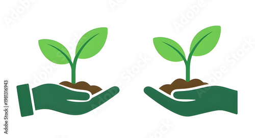 environment, sustainability, growth, plant, hand, leaf, nature, green, soil, care, eco, organic, seedling, support, nurture, earth, future