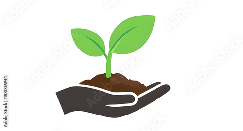environment, sustainability, growth, plant, hand, leaf, nature, green, soil, care, eco, organic, seedling, support, nurture, earth, future