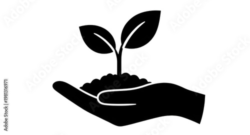 environment, sustainability, growth, plant, hand, leaf, nature, green, soil, care, eco, organic, seedling, support, nurture, earth, symbol