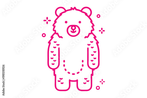 Simple line art cartoon illustration of a fluffy cloud with a happy smiling face in the sky