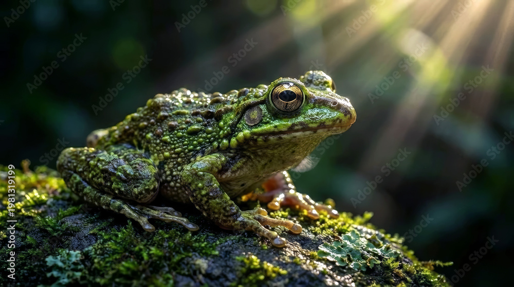 Obraz premium Green Frog 