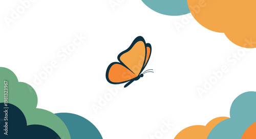 A modern abstract design with calming green and teal hues. Perfect for website backgrounds, social media graphics, or marketing materials conveying ba