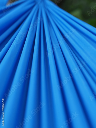 Minimal Blue Textile with Clean Folds