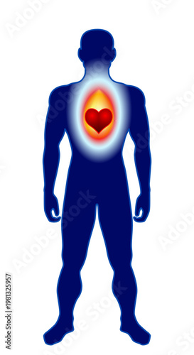 Abstract human silhouette