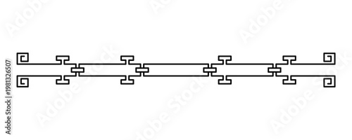 Oriental Spiral Line break 18