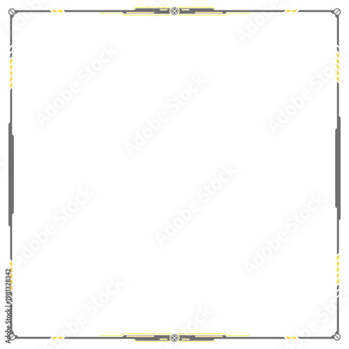 8Bit Retro Square Frame 4