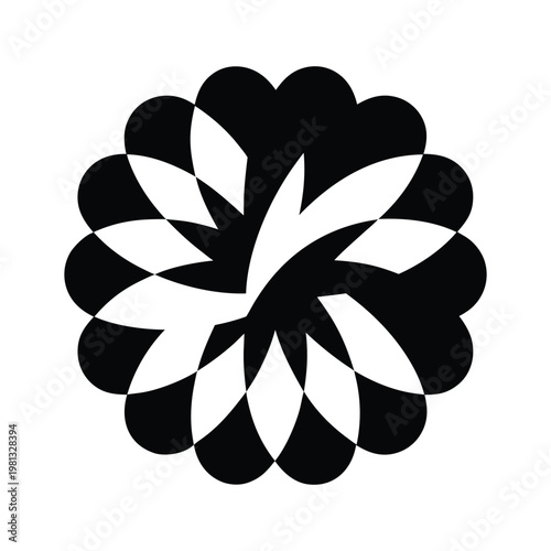 Abstract Rejection Icon Vector Illustration