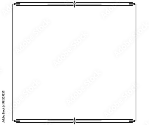 Geometry Square Frame 7