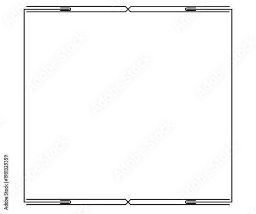 Geometry Square Frame 6