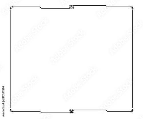 Geometry Square Frame 16