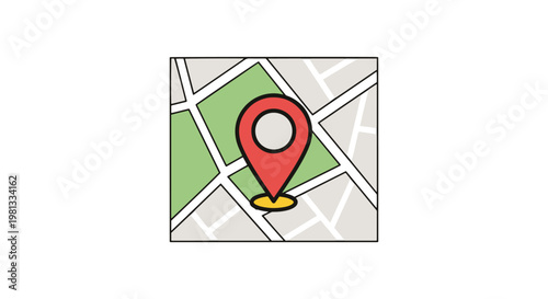 GPS Trackers Line art vector abstract colorful modern