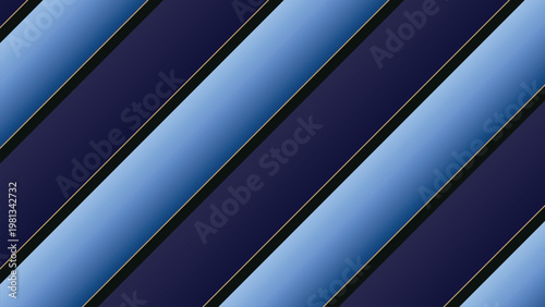 An abstract background of diagonal stripes in shades of blue with a subtle metallic sheen, creating a modern and dynamic visual effect