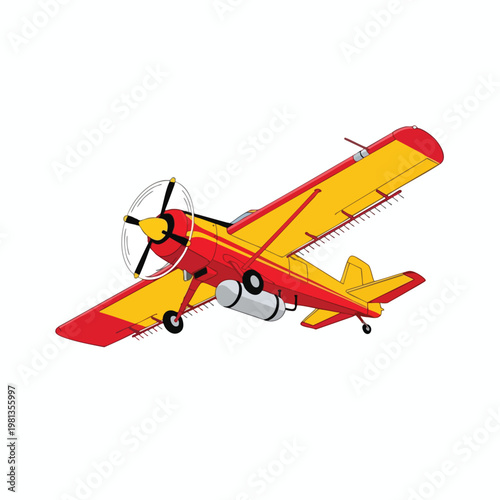 Colorful Model Airplane in Flight for Aviation and Hobby Enthusiasts