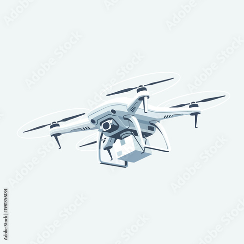 High Resolution Drone Flying in the Sky for Aerial Photography and Surveillance