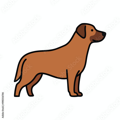 Adorable Dachshund Illustration for Pet and Animal Enthusiast Designs