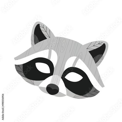 Stylish Raccoon Mask for Costume Parties and Events