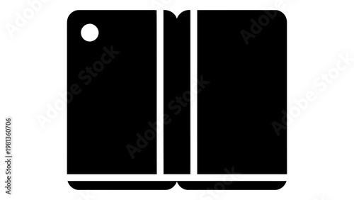 Foldable screen smartphone icon