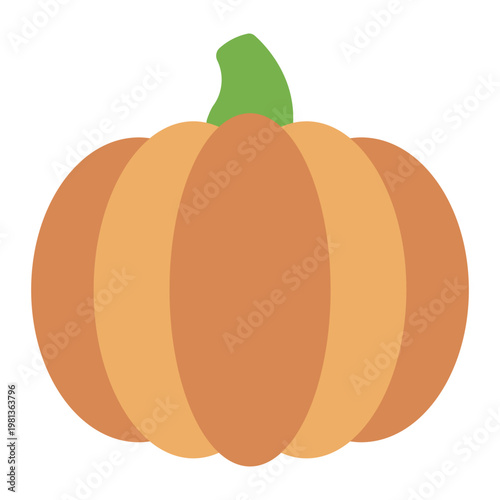 pumpkin flat icon. autumn vegetable. seasonal meal. farm harvest.