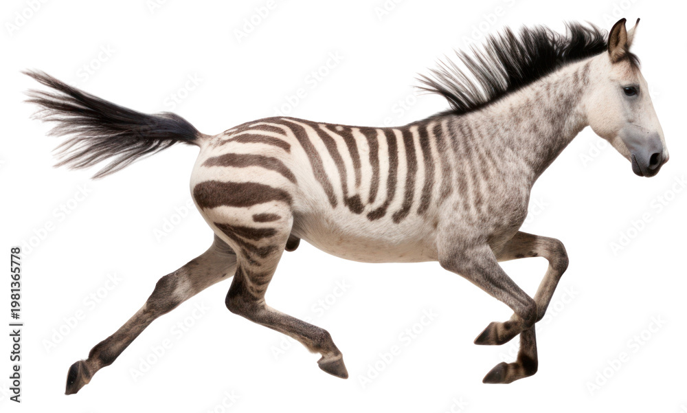 Fototapeta premium PNG Wildlife animal mammal zebra.