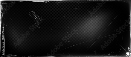 Textures for photos, retro films. With scratches and noise, on a dark transparent background