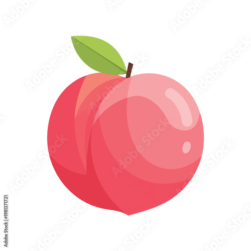 Fresh and Juicy Pink Apple for Healthy Eating and Fruit Consumption