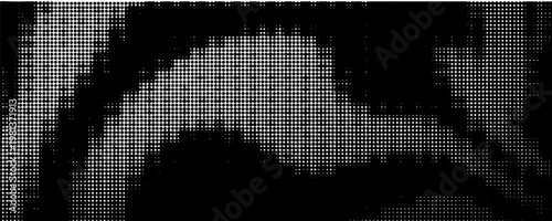 Latar belakang dengan tidak teratur, titik kacau, titik, lingkaran. Pola monokrom abstrak. Vektor warna hitam dan putih eps10.