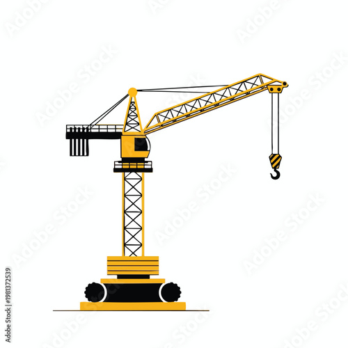 Construction Tower Crane for Building Projects and Industrial Development