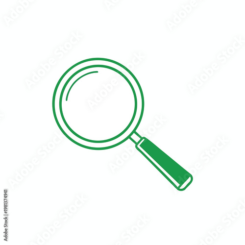 Close Up of Magnifying Glass for Research and Exploration