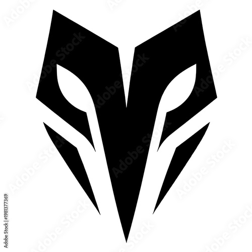 Snake eye silhouette vector design