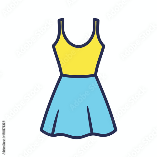 Stylish Summer Dress for Women in Bright Colors