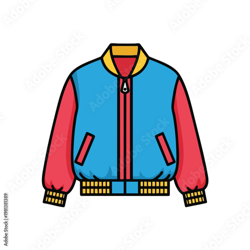 Colorful Stylish Bomber Jacket for Trendy Fashion and Casual Wear