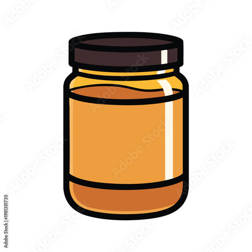 Healthy Vitamin Supplement in a Glass Jar for Wellness and Nutrition